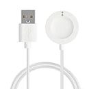 kwmobile USB Cable Charger Compatible with Michael Kors GEN 6 / GEN 5e / GEN 5 / GEN 4 Watch Cable - Charging Cord for Smart Watch - White