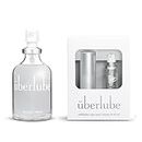 Uberlube Home and Travel Bundle - Silver Travel Lube Kit + 55ml Bottle Silicone Lube, Unscented, Flavorless, Works Underwater - 55ml + Silver Kit