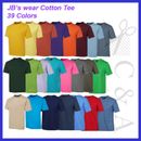 Jb's wear 100% Cotton Casual  Jersey Knit Tee Shirts with elastane rib crew neck