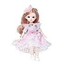 Metro TOY'S & Gift 32cm Cute Gorgeous Girl Doll Toy with Beautiful Dress and Elegant Eyes