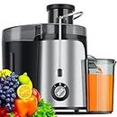 Juicer Machine 600W Juicer with 3 Inch Wide Mouth 2 Speed Setting, Centrifugal Juicer for Fruit, Vegetables Juice Extractor Easy to Clean