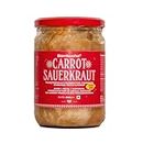 Bombucha Fermented Cabbage Sauerkraut 450gm(Carrot & Cabbage) | Carrot Sauerkraut | 100% Veg | Traditionally & Naturally Fermented | Raw & Unpasturized I No preservative I No artificial Flavoruing I No Vinegar I Healthy Food I Enjoy as salad