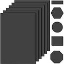 6 Stücke Selbstklebend Rutschfeste Gummipads Schwarz Möbel Greifer Möbel und Bodenschutz für Möbel Schutz Stopper, 6 x 4 Zoll