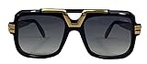 Cazal 664 Sunglasses 001SG Black/Grey Gradient Lens 56mm