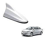 Auto Addict Car Shark Fin Antenna (Replacement Antenna,White) for Verna Fluidic(2011-2017)