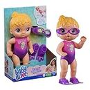 Baby Alive Sunny Swimmer Doll, 10-Inch Water Baby Dolls for 3 Year Old Girls and Boys and Up, Doll, Blonde Hair