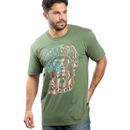 Official Gas Monkey Garage Mens  Monkey Flag T-shirt Green S - XXL