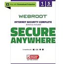 Webroot Internet Security Complete with Antivirus Protection 2018 | 5 Device | 1 Year Subscription | PC/Mac Disc