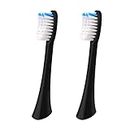 BTFO 2 Pcs Electric Toothbrush Heads for BTFO 1741-01 (Black)