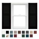 Mid America Open Louver Vinyl Shutters 14.5in. Wide (1 Pair) - 14.5 x 25 002 ...