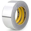 LLPT Aluminum Foil Tape 2 Inches x 108 Feet 5.9 Mil Extra Thick Strong Adhesive HVAC Sealing Hot Cold Air Duct Tape for Pipe Metal Repair(AF208)