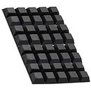 Black Square Rubber Feet,JruiZhp 40Pcs Self Adhesive Rubber Feet for Cabinets, Small Appliances, Electronics, Picture Frames, Furniture, Drawers, Cupboards
