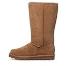 BEARPAW Women's Elle Tall Hickory Size 8 | Women's Boot Classic Suede | Women's Slip On Boot | Comfortable Winter Boot