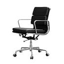 sjdoPulse Office Chairs Boss Chairs Home Office Desk Chairs Office Chairs Sofas Managerial Chairs Executive Chairs Bonded Leather Mid-Back Chair