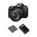 Canon EOS 90D DSLR Camera with 18-135mm f/3.5-5.6 Lens and Cleaning Cloth 3616C016