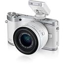 Samsung NX300 20.3MP CMOS Smart WiFi Mirrorless Digital Camera with 20-50mm Lens and 3.3" AMOLED Touch Screen (White)
