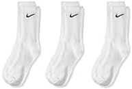 Nike Socks Everyday Ltwt, Calzini Uomo, Bianco (White/Black), M