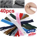 40pcs Tailor Tool Cushion Pillow Coil For Nylon Clothes Zipper DIY Sewing