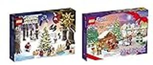 Lego Advent 2022 Calendar Bundle Star Wars 75340 & Friends 41706 Building Toy Kit Gift Christmas Set