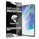 ArmourPro Screen Protector for Samsung Galaxy S21 FE 5G - Impossible Fiber Case Friendly Screen Protection & Installation Kit (Crystal Clear)