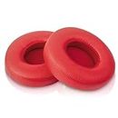 Replacement Ear Pad Earpad Cushions for Beats Dr Dre Solo 2.0/3.0 Wireless Headphone (Red)
