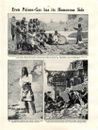 1915 Kanadier mit Kaninchen und Gasmaske humorvolles Giftgas