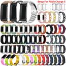 For Fitbit Charge 5 Sport Woven Nylon Silicone Leather Metal Watch Band Strap 
