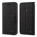 Nokia Lumia 520 Case, Oxford Leather Wallet Case with Soft TPU Back Cover Magnet Flip Case for Nokia Lumia 521