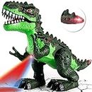 TOEY PLAY Walking T-Rex Dinosaurs Toy for Kids, Realistic Dinosaur Figure Robot, Roaring, Lights and Sounds, Educational Gifts for Boys Girls 3 4 5 6 Years Old