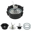 for Oster Blender Replacement Parts Blender Ice Crusher Blade with Jar Base Cap,Coupling Stud Slinger Pin and 2 Rubber O Ring Sealing Ring Gasket,Compatible with Aspas Para Licuadora Oster Osterizer