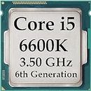 Core i5 6600K 6th Generation Solid Performance Unlocked Processor LGA 1151 TDP 65W (No Box, No Fan)