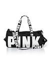 Victoria's Secret PINK Gym Duffle Tote Bag - Pure Black