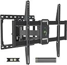USX MOUNT Full Motion TV Wall Mount for Most 47-84 inch Flat Screen TVs, Wall Mount TV Bracket with Dual Swivel Articulating Arms, TV Mount with Max VESA 600x400mm, up to 132lbs, Fits 8” 12” 16" Studs