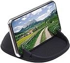 Hold Up Car Phone Holder, Car Phone Mount Silicone Car Pad Mat for Various Dashboards, Anti-Slip Desk Phone Stand Compatible with i Phone, Samsung, Android Smartphones, GPS Devices and More