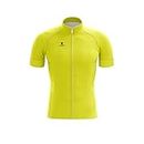 WARRIOR Unisex Full Front Zip Half Sleeves Cycling Jersey Clothing Cycling Wear Tshirts (Equipe Style - Relaxed Cut) Size L Multicolour