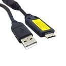 PRICE WIZE USB Charger & Data Sync USB Cable/Photo Transfer CABLE Lead Compatible with Samsung Digital Camera PL65, PL57 WB650 WB700 WP10 Data Transfer & Charging Lead Replacement UK