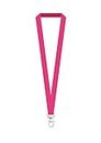 JAIMEE Flat Simple and Classic ID Badge Lanyards with Swivel J-Hook for ID Card Tags and Badge Holders-(Pack of 100 Pink)