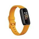 Fitbit Inspire 3 Health & Fitness Tracker (Morning Glow/Black) with 6-Month Premium Membership
