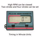 Digital 1~99999 minutes Meter Tachometer Pulse Engine Gauge Inductive RPM Timer