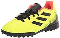 adidas Copa Sense.3 Turf Soccer Shoe, Team Solar Yellow/Black/Solar Red, 6 US Unisex Big Kid
