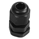 HONGHUAER PG7 Black Nylon Waterproof Strain Relief,Cord Grip,Cable Gland 3.5-6 Mm 50pcs (Color : Black)
