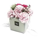 Soap Flower Bouquet - Pink Rose & Carnation
