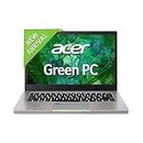 Acer Aspire Vero 13th Gen Intel Core i5 Eco-Friendly Laptop (16 GB RAM/512 GB SSD/Windows 11 Home/MS Office), AV14-52P 14" Full HD IPS sRGB 100% Display, Cobblestone Gray, 1.5 KG