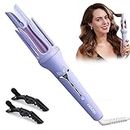 Faszin Auto Curling Iron, Automatic Hair Curler Rollers, 1 1/4 inch Large Waves, Hair Care Coating, Fast Heating, 3 Temperatures control, Dual Voltage Curling Iron - Create Beautiful Curls Effortlessly