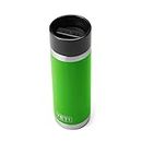 YETI Rambler 18 oz Bottle, Stainless Steel, Vacuum Insulated, with Hot Shot Cap, Canopy Green