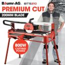 BAUMR-AG Electric Tile Saw 800W 200mm 8" Blade 720mm Wet Cutter Portable