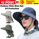1x Neck Flap Cap Outdoor Sport Hiking Fishing Hat Sun Protection Wide Brim Cover