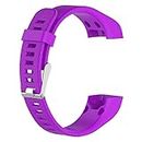 BEFIA Smart Watchband Wristband Band For Garmin Vivosmart HR Plus HR+ Smart Watch Band Strap Bracelet Wristband (Color : Purple)