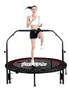 Let's Play® LP-1002 Imported Trampoline Jumping Trainer for Kids and Adult, Rebounder Trampoline Metal Springs, Handle and Padding for Indoor and Outdoor 36/38/40 Inch Size.