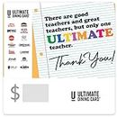 The Ultimate Dining Gift Card Teachers - Email Delivery